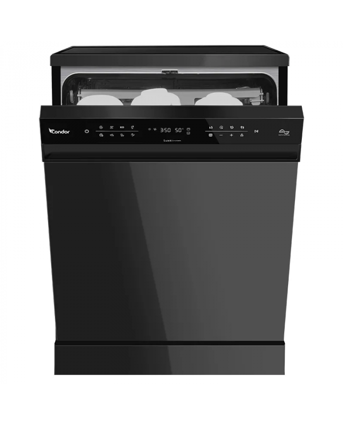 Lave Vaisselle CONDOR 16 couverts Avec Afficheur - Noir Lave Vaisselle CONDOR 16 couverts Avec Afficheur - Noir