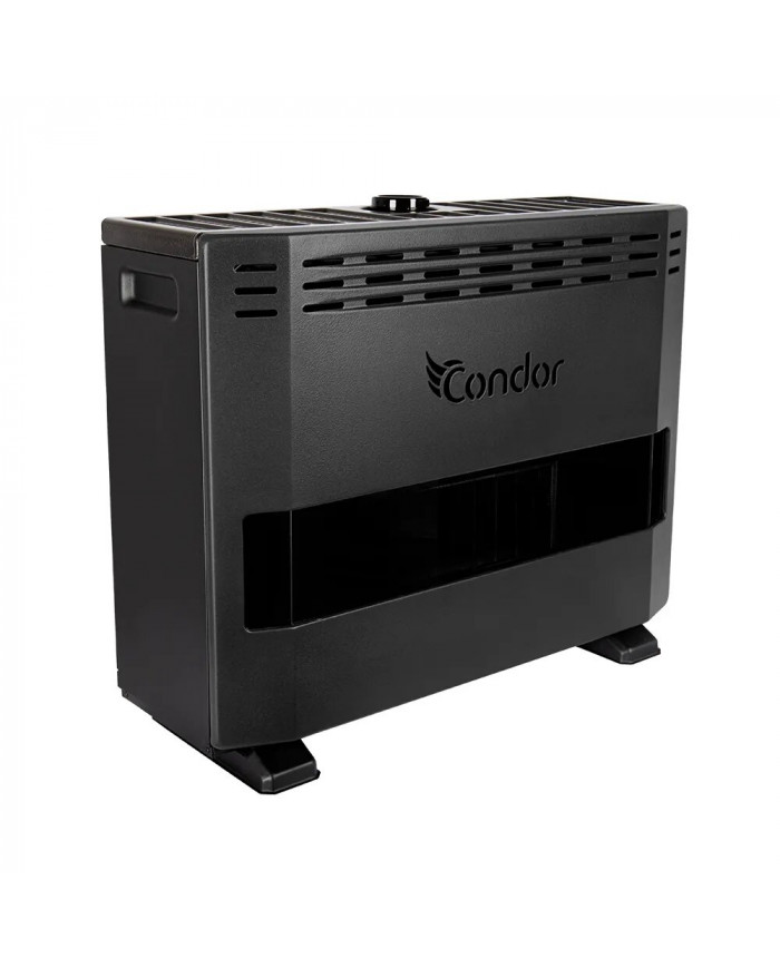 Radiateur à Gaz CONDOR CALDO – 10 KW – Détecteur CO- Noir Radiateur à Gaz CONDOR CALDO – 10 KW – Détecteur CO- Noir